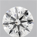 Lab Grown Diamond 5.76 Carats, Round with Ideal Cut, F Color, VVS2 Clarity and Certified by IGI