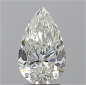Natural Diamond 3.01 Carats, Pear with  Cut, H Color, SI2 Clarity and Certified by GIA