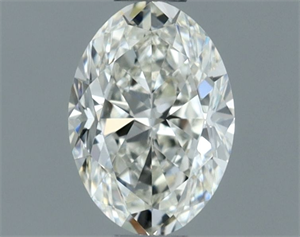 Picture of Natural Diamond 0.50 Carats, Oval with  Cut, I Color, VVS1 Clarity and Certified by GIA