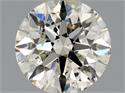 Natural Diamond 1.02 Carats, Round with Excellent Cut, J Color, SI2 Clarity and Certified by IGI