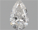 Diamante Natural 0.40 quilates, De pera , Color E, claridad VS2 y certificado GIA