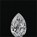 Natural Diamond 2.52 Carats, Pear with  Cut, D Color, VVS1 Clarity and Certified by GIA