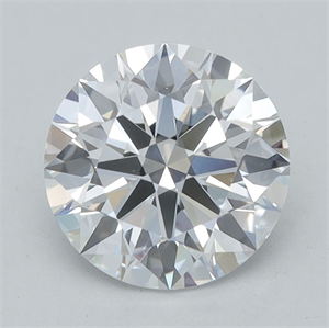 Picture of Lab Grown Diamond 1.13 Carats, Round with Ideal Cut, D Color, VVS2 Clarity and Certified by IGI