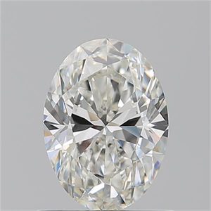Picture of Natural Diamond 0.90 Carats, Oval with  Cut, H Color, VS1 Clarity and Certified by GIA