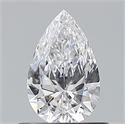 Diamante Natural 0.55 quilates, De pera , Color D, claridad VS2 y certificado GIA
