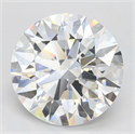 Lab Grown Diamond 4.45 Carats, Round with Excellent Cut, D Color, VVS1 Clarity and Certified by GIA