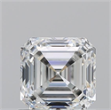 Natural Diamond 1.02 Carats, Asscher with  Cut, G Color, VVS2 Clarity and Certified by GIA