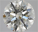 Natural Diamond 2.02 Carats, Round with Excellent Cut, J Color, IF Clarity and Certified by GIA