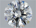 Natural Diamond 3.02 Carats, Round with Excellent Cut, F Color, VS1 Clarity and Certified by GIA
