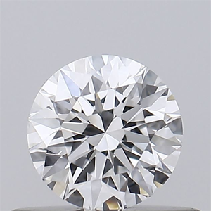 Picture of Natural Diamond 0.40 Carats, Round with Excellent Cut, E Color, VS2 Clarity and Certified by GIA