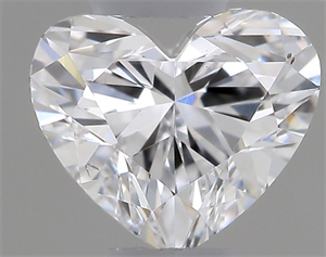 Picture of Natural Diamond 0.30 Carats, Heart with  Cut, D Color, SI1 Clarity and Certified by GIA