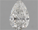Diamante Natural 0.71 quilates, De pera , Color G, claridad VVS1 y certificado GIA