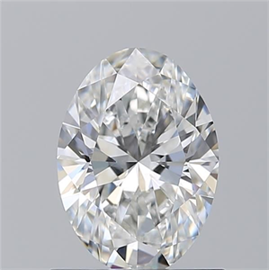 Picture of Natural Diamond 0.91 Carats, Oval with  Cut, F Color, VS2 Clarity and Certified by GIA