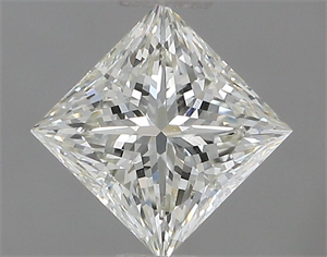 Picture of Natural Diamond 0.80 Carats, Princess with  Cut, J Color, VS1 Clarity and Certified by GIA