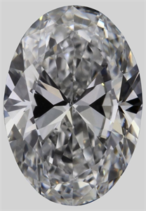 Picture of Natural Diamond 0.53 Carats, Oval with  Cut, F Color, VS1 Clarity and Certified by GIA