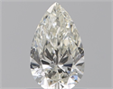 Natural Diamond 0.52 Carats, Pear with  Cut, I Color, VVS1 Clarity and Certified by GIA