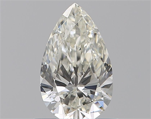 Picture of Natural Diamond 0.52 Carats, Pear with  Cut, I Color, VVS1 Clarity and Certified by GIA