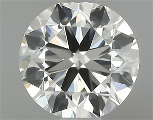 Picture of Natural Diamond 0.70 Carats, Round with Very Good Cut, J Color, VVS1 Clarity and Certified by IGI