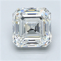 Diamante Natural 2.50 quilates, Asscher , Color G, claridad SI1 y certificado GIA