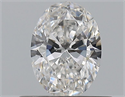 Natural Diamond 0.46 Carats, Oval with  Cut, E Color, VS1 Clarity and Certified by GIA