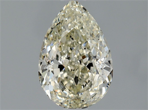 Picture of Natural Diamond 1.01 Carats, Pear with  Cut, L Color, SI2 Clarity and Certified by GIA