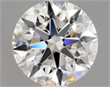 Natural Diamond 0.80 Carats, Round with Excellent Cut, G Color, VVS1 Clarity and Certified by GIA