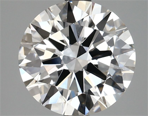 Picture of Lab Grown Diamond 2.64 Carats, Round with Excellent Cut, F Color, VVS2 Clarity and Certified by GIA