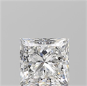 Natural Diamond 1.20 Carats, Princess with  Cut, E Color, VS1 Clarity and Certified by GIA