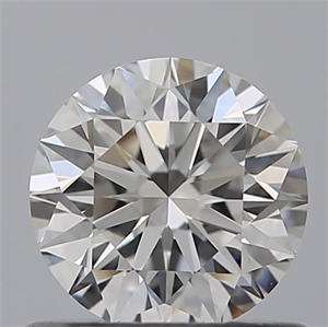Picture of Natural Diamond 0.62 Carats, Round with Excellent Cut, E Color, IF Clarity and Certified by GIA