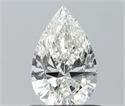 Natural Diamond 0.70 Carats, Pear with  Cut, G Color, VVS2 Clarity and Certified by IGI