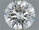 Natural Diamond 0.50 Carats, Round with Excellent Cut, I Color, VS1 Clarity and Certified by IGI