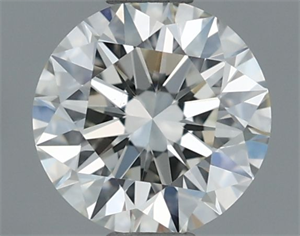 Picture of Natural Diamond 0.50 Carats, Round with Excellent Cut, I Color, VS1 Clarity and Certified by IGI