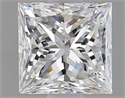 Natural Diamond 1.00 Carats, Princess with  Cut, E Color, SI2 Clarity and Certified by IGI