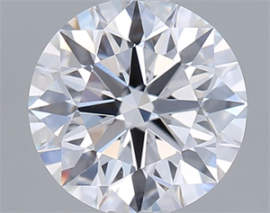 Picture of Lab Grown Diamond 1.00 Carats, Round with Ideal Cut, D Color, VVS2 Clarity and Certified by IGI