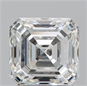 Natural Diamond 1.70 Carats, Asscher with  Cut, H Color, VS2 Clarity and Certified by GIA