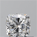 Diamante Natural 0.53 quilates, Del cojín , Color F, claridad VVS1 y certificado GIA