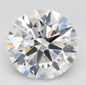 Picture of Lab Grown Diamond 2.12 Carats, Round with Ideal Cut, D Color, IF Clarity and Certified by IGI