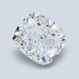 Foto Diamante Natural 1.22 quilates, Del cojín , Color E, claridad VVS2 y certificado GIA de