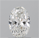 Natural Diamond 0.90 Carats, Oval with  Cut, F Color, IF Clarity and Certified by GIA