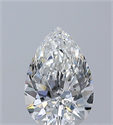 Natural Diamond 0.60 Carats, Pear with  Cut, G Color, VS1 Clarity and Certified by GIA