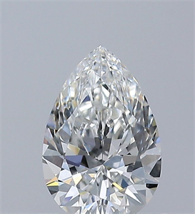 Picture of Natural Diamond 0.60 Carats, Pear with  Cut, G Color, VS1 Clarity and Certified by GIA