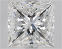 Natural Diamond 3.01 Carats, Princess with  Cut, G Color, SI1 Clarity and Certified by GIA