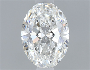 Picture of Natural Diamond 0.45 Carats, Oval with  Cut, F Color, VVS1 Clarity and Certified by GIA