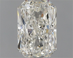 Picture of Natural Diamond 0.70 Carats, Radiant with  Cut, I Color, VVS1 Clarity and Certified by GIA