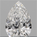Diamante Natural 0.17 quilates, De pera , Color D, claridad SI1 y certificado IGI