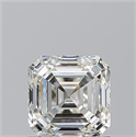 Natural Diamond 1.20 Carats, Asscher with  Cut, I Color, VVS1 Clarity and Certified by GIA