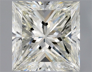 Picture of Natural Diamond 1.02 Carats, Princess with  Cut, J Color, VS2 Clarity and Certified by GIA