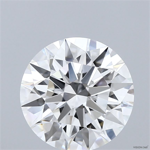 Picture of Lab Grown Diamond 4.05 Carats, Round with Ideal Cut, F Color, VS1 Clarity and Certified by IGI