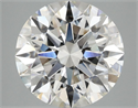 Lab Grown Diamond 5.09 Carats, Round with Ideal Cut, G Color, VS1 Clarity and Certified by IGI