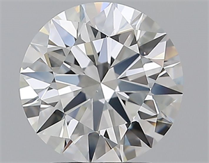 Picture of Natural Diamond 2.28 Carats, Round with Excellent Cut, F Color, VS2 Clarity and Certified by GIA